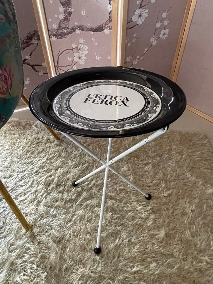 【3/18迄価格】 GUCCI デコール メタルトレイテーブル 26万 廃盤