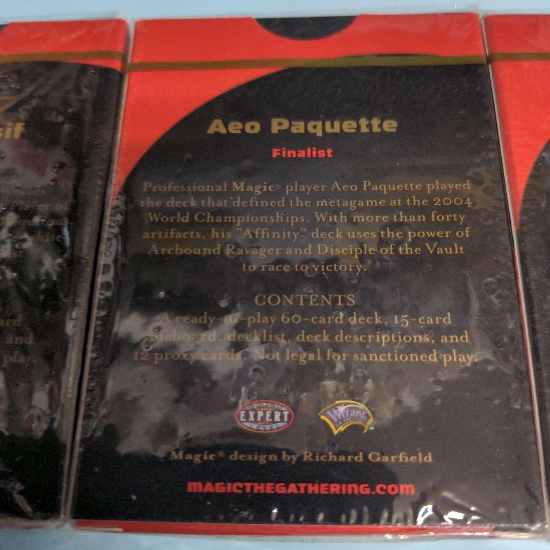 未開封】M;TG 2004世界選手権デッキ 4種 上位デッキ 金枠 新品 各1点