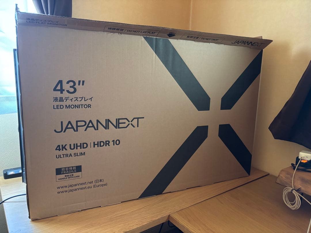 JAPANNEXT 43インチ大型モニター 4K UHD