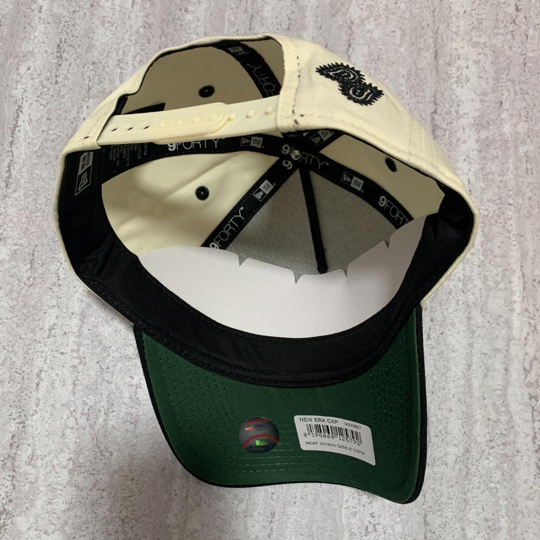 海外限定 ニューエラ SOX ホワイトソックス ブラック ペイズリー