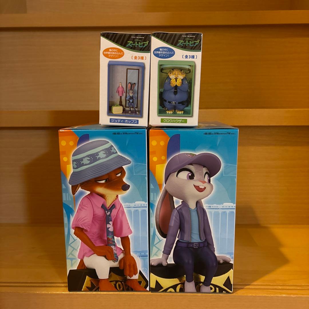 ズートピア2モニタートップフィギュア&コンセプトフィギュア