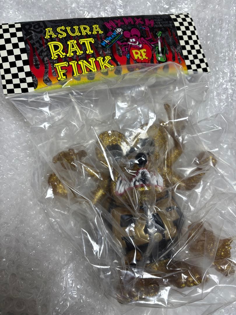 BlackBook Toy Asura Rat Fink ゴールド