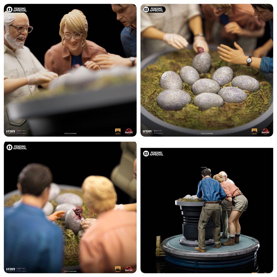 【最終値下げ】アイアンスタジオ 1/10 「ジュラシックパーク」ディノハッチング