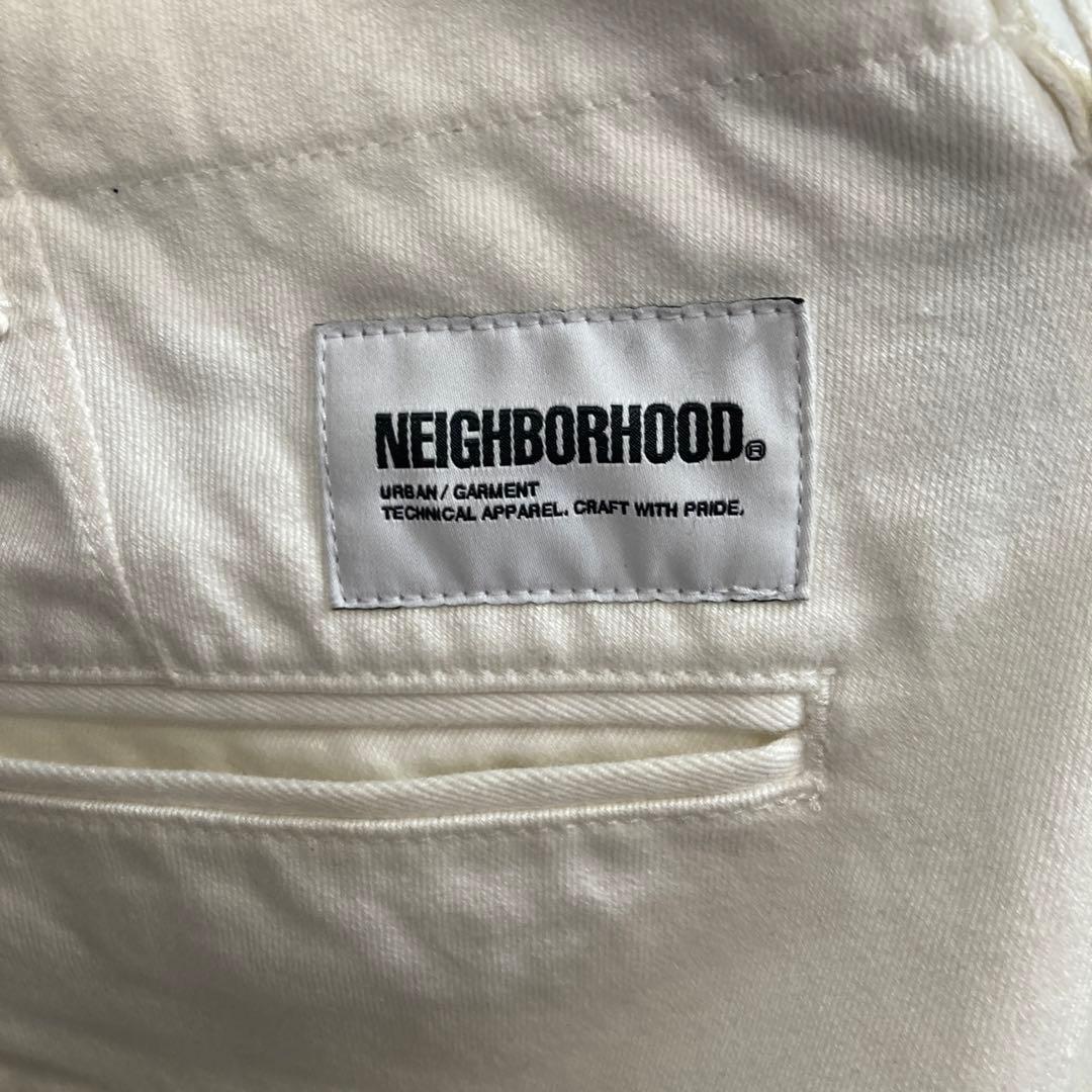 【s.t590】NEIGHBORHOOD ホワイト チノパン