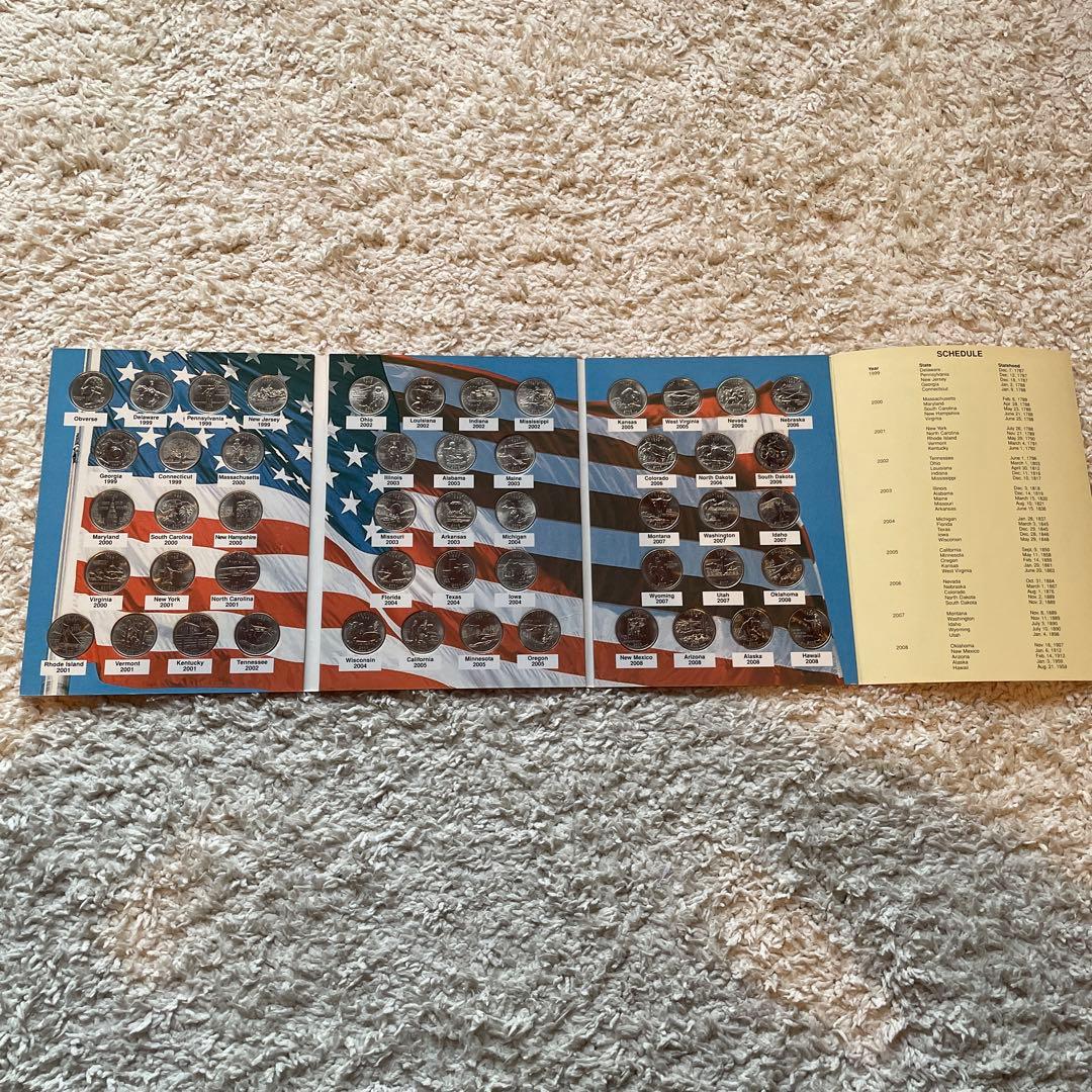 アメリカ 州(1999-2008) 完全50州クォーター 硬貨
