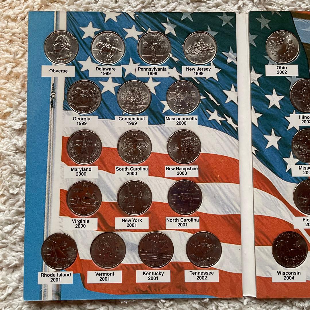 アメリカ 州(1999-2008) 完全50州クォーター 硬貨