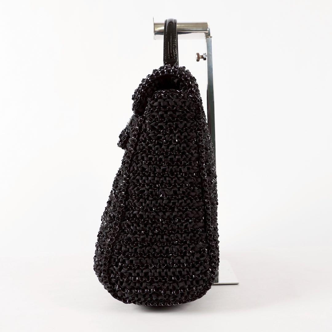 【極美品✨】アンテプリマ 保存袋付き ハンドバッグ ワイヤーバッグ ブラック