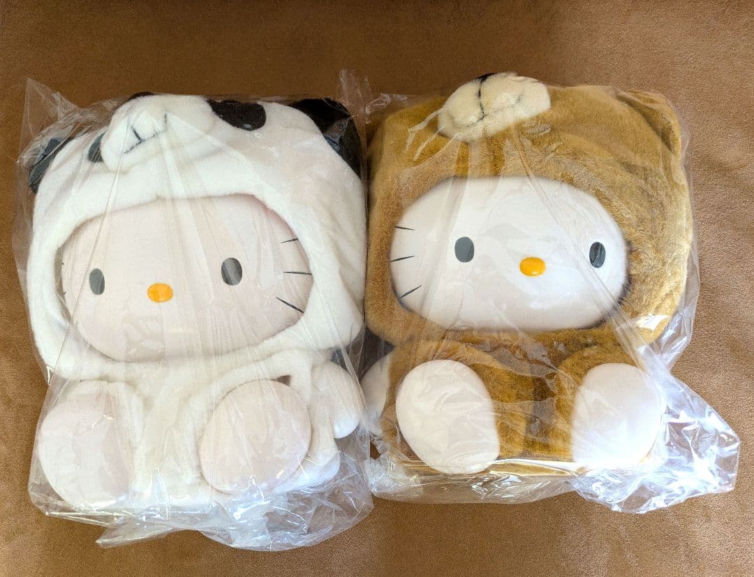 レトロ 1999年 ハローキティ 着ぐるみ変身バンク パンダ&クマ2点セット