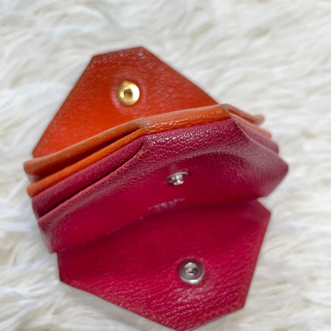 HERMES エルメス ルヴァンキャトル シェーブル レッド ケース