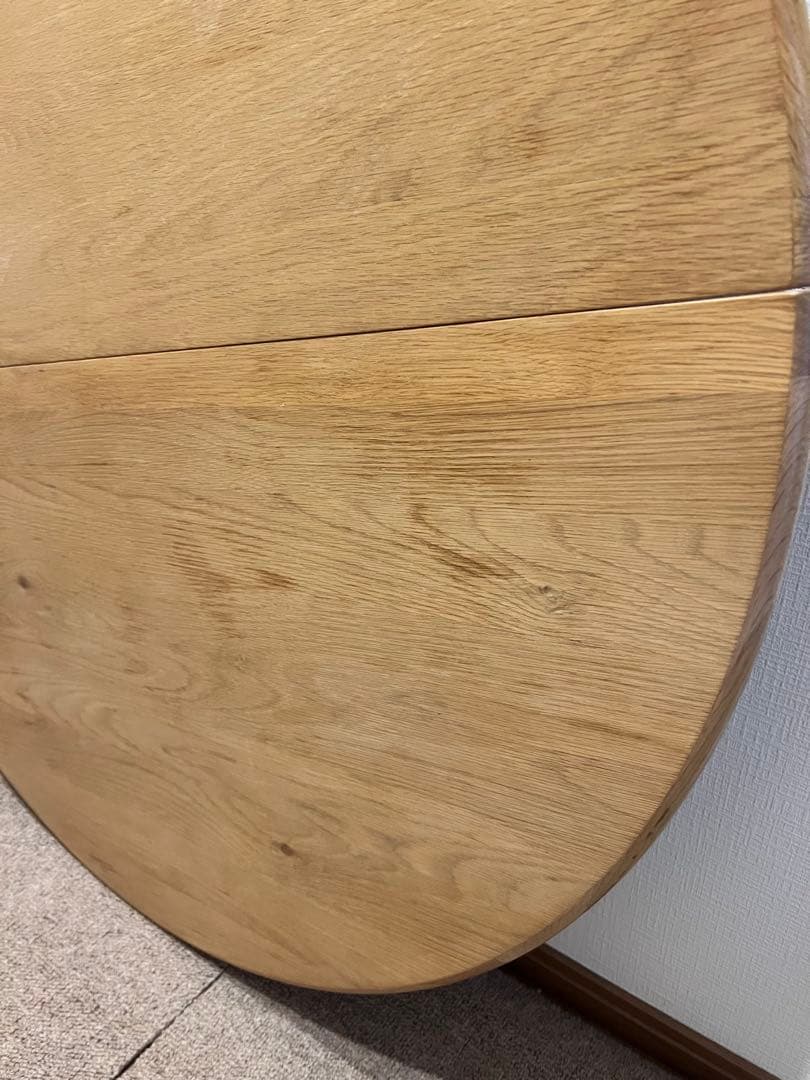 伸長式ダイニングテーブル folk ナチュラル