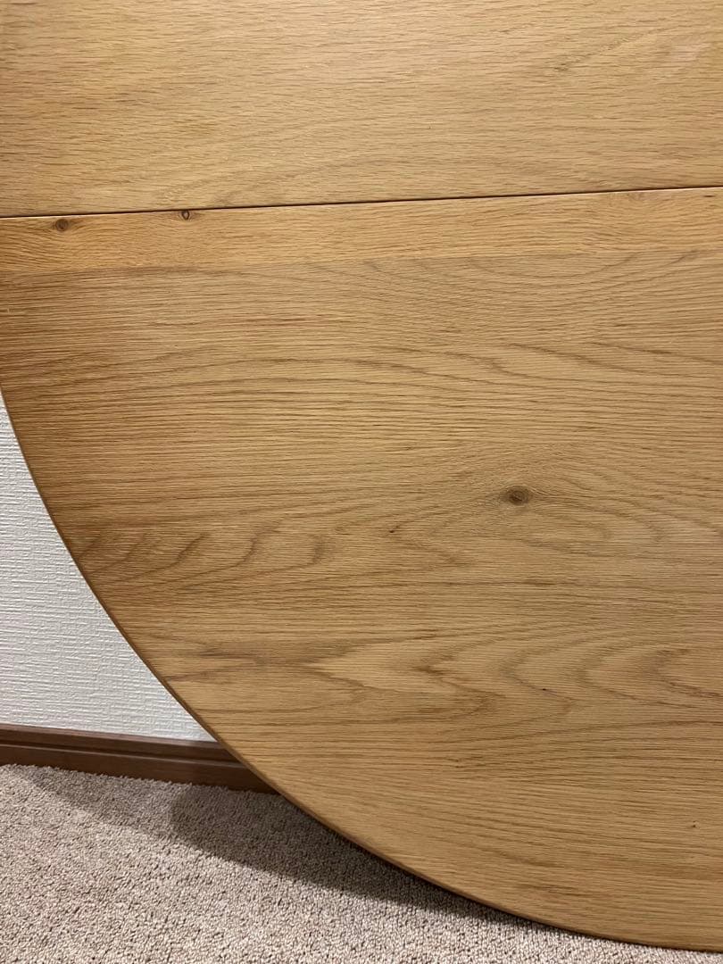 伸長式ダイニングテーブル folk ナチュラル