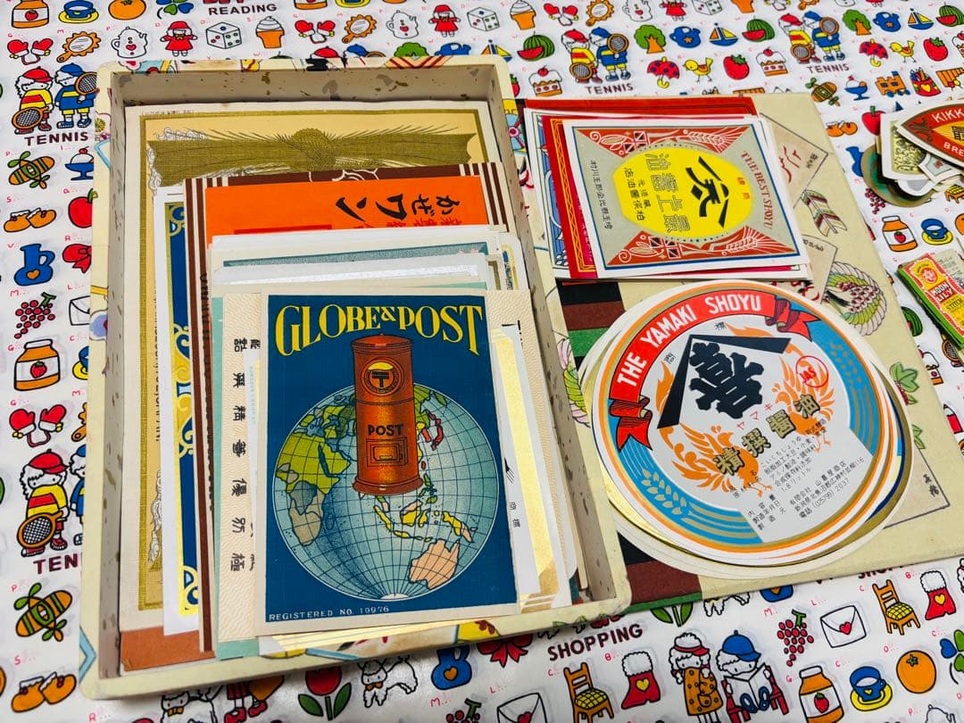 【まだ詰めます！紙モノ 昭和レトロ おすそ分けボックス②】