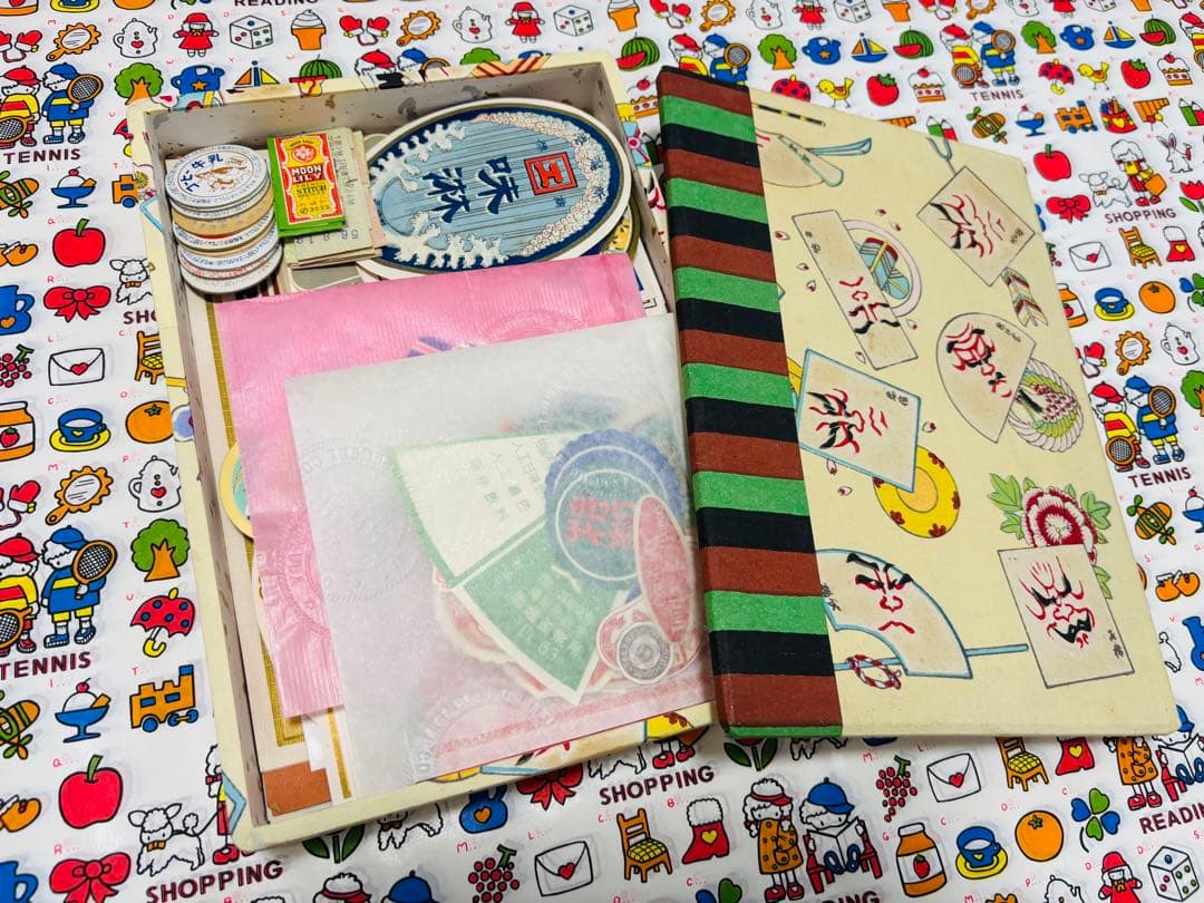 【まだ詰めます！紙モノ 昭和レトロ おすそ分けボックス②】