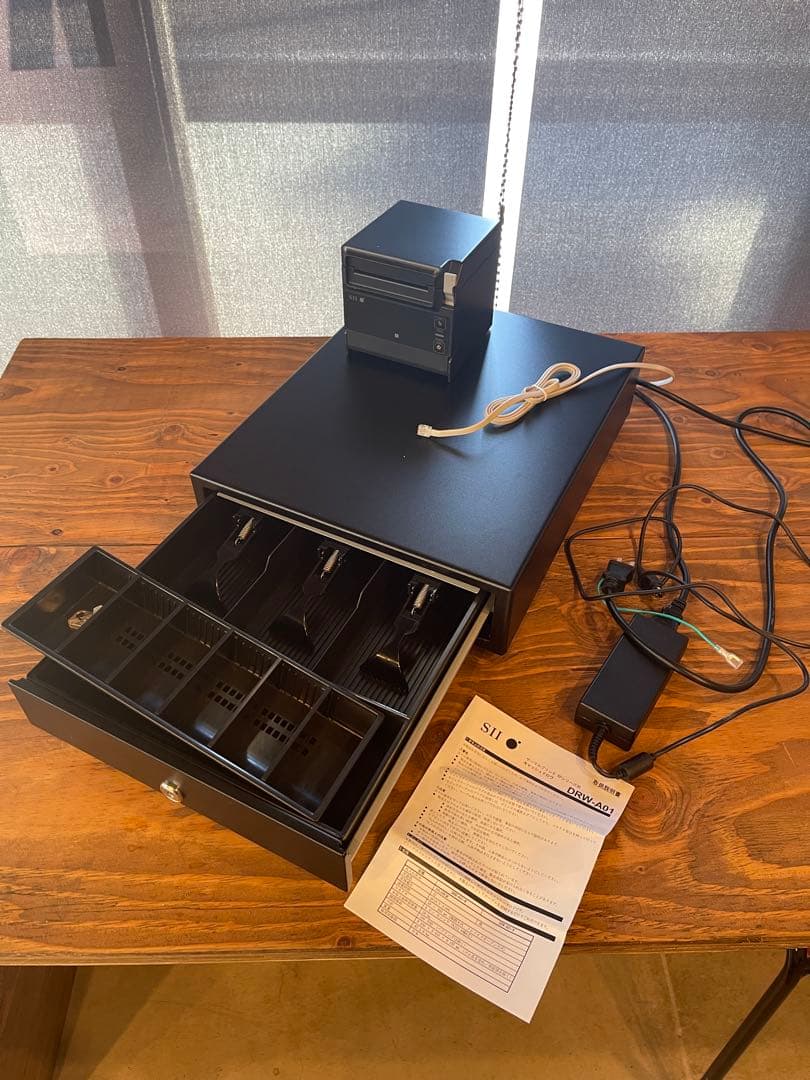 美品　SIIサーマルプリンター＆ドロアー　RP-F10エアレジ対応