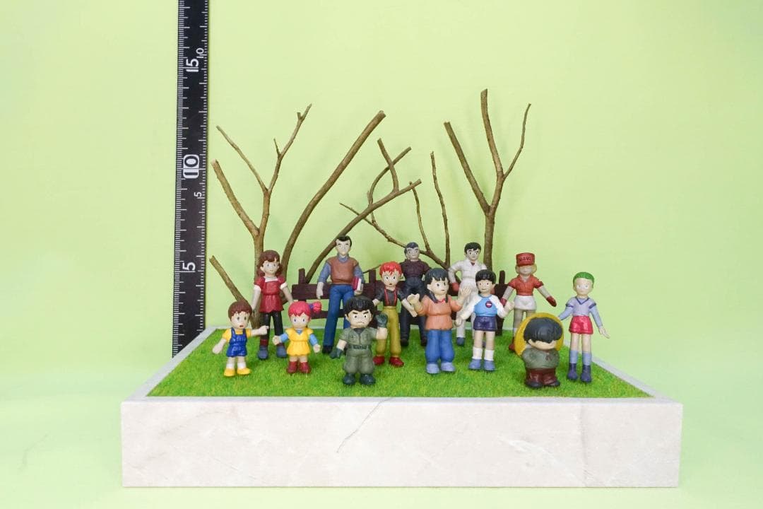 銀河漂流バイファム　消しゴムフィギュア　ジオラマ