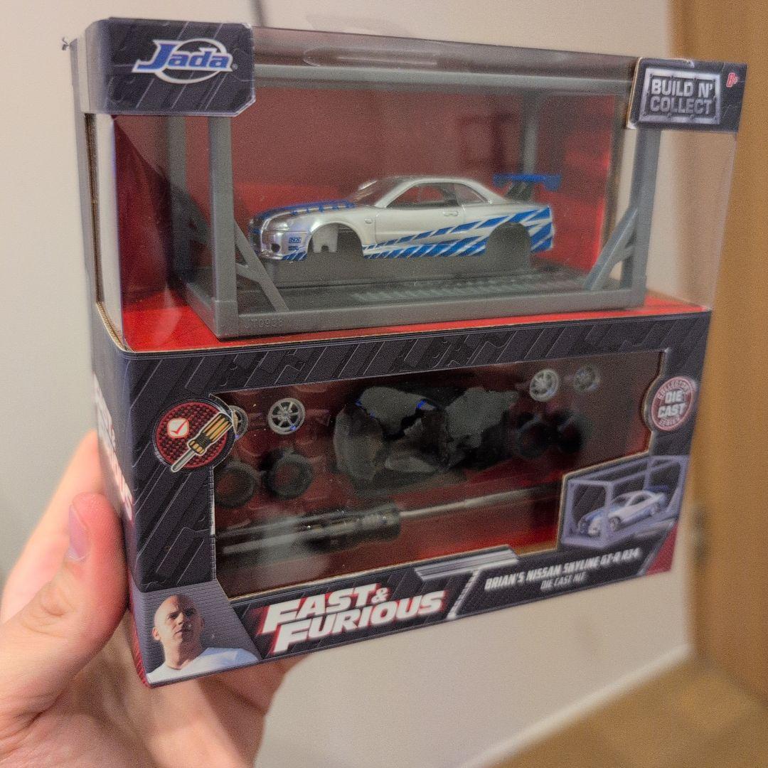 【新品】ワイルドスピード Jada Toys R34 GT-R ダイキャストカー