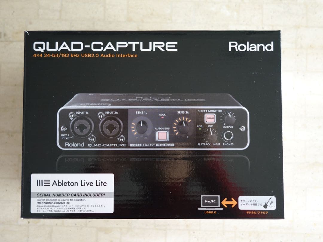 Roland QUAD-CAPTURE オーディオインターフェイスUSB2.0