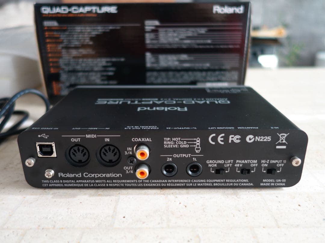 Roland QUAD-CAPTURE オーディオインターフェイスUSB2.0