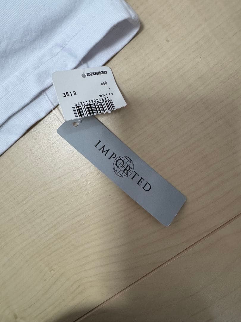 【新品】Tom Sachs トムサックス 伊勢丹 ロンT　white Lサイズ