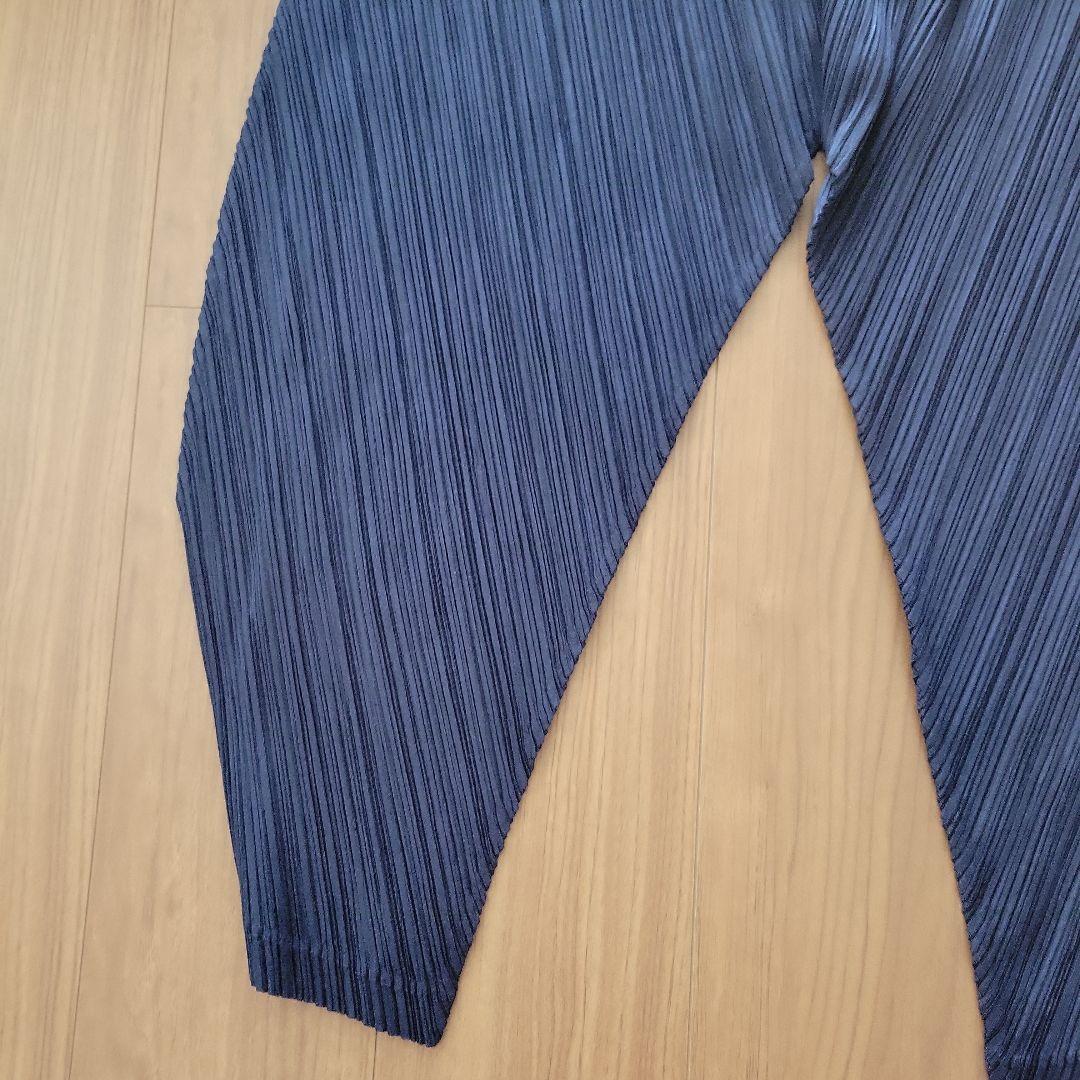 ネイビー プリーツプリーズ