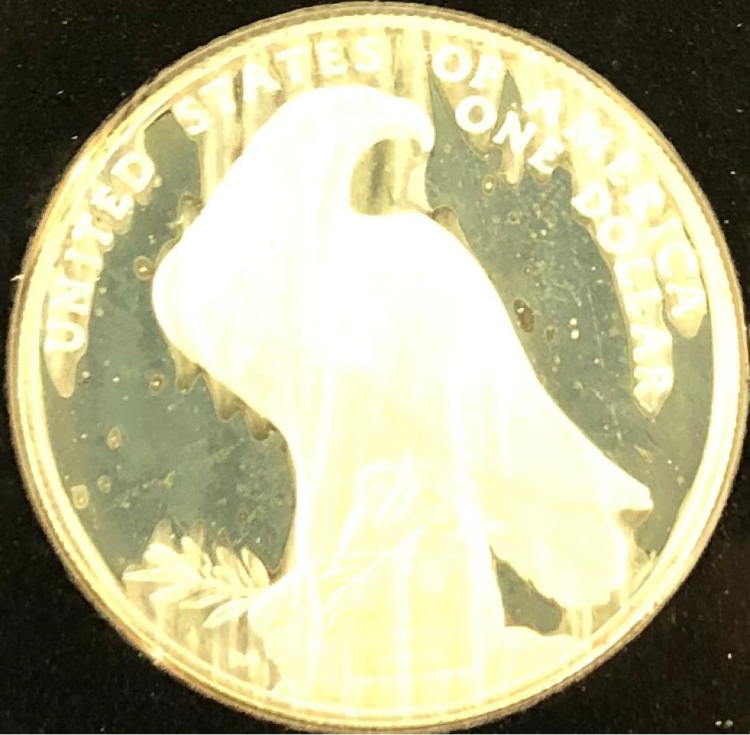 アメリカ　1984年　ロサンゼルスオリンピック ファインシルバー プルーフ　銀貨