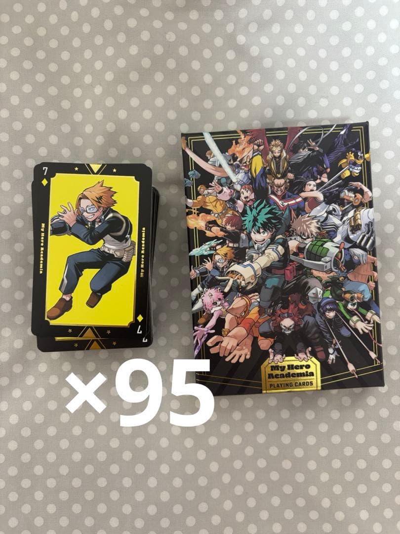 僕のヒーローアカデミア　箔押しトランプ 上鳴電気95枚セット