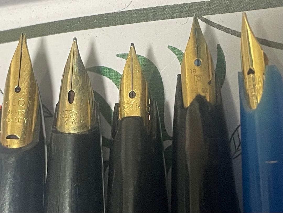 万年筆 18K 21K 14K 金ペン先　筆記未確認｜現状品