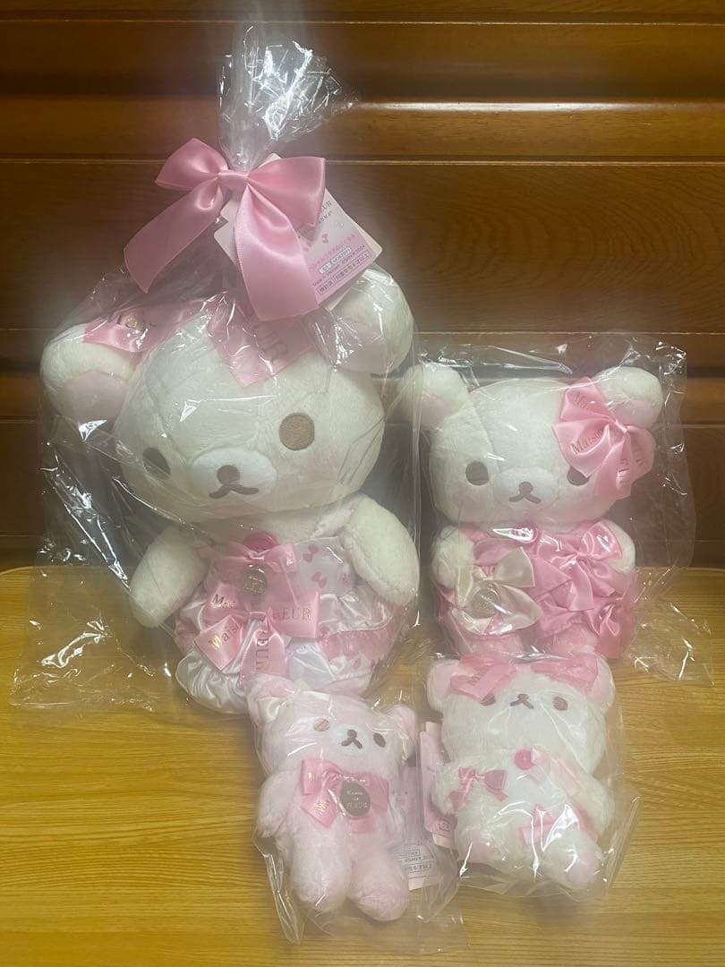 リラックマ ぬいぐるみセット ピンク