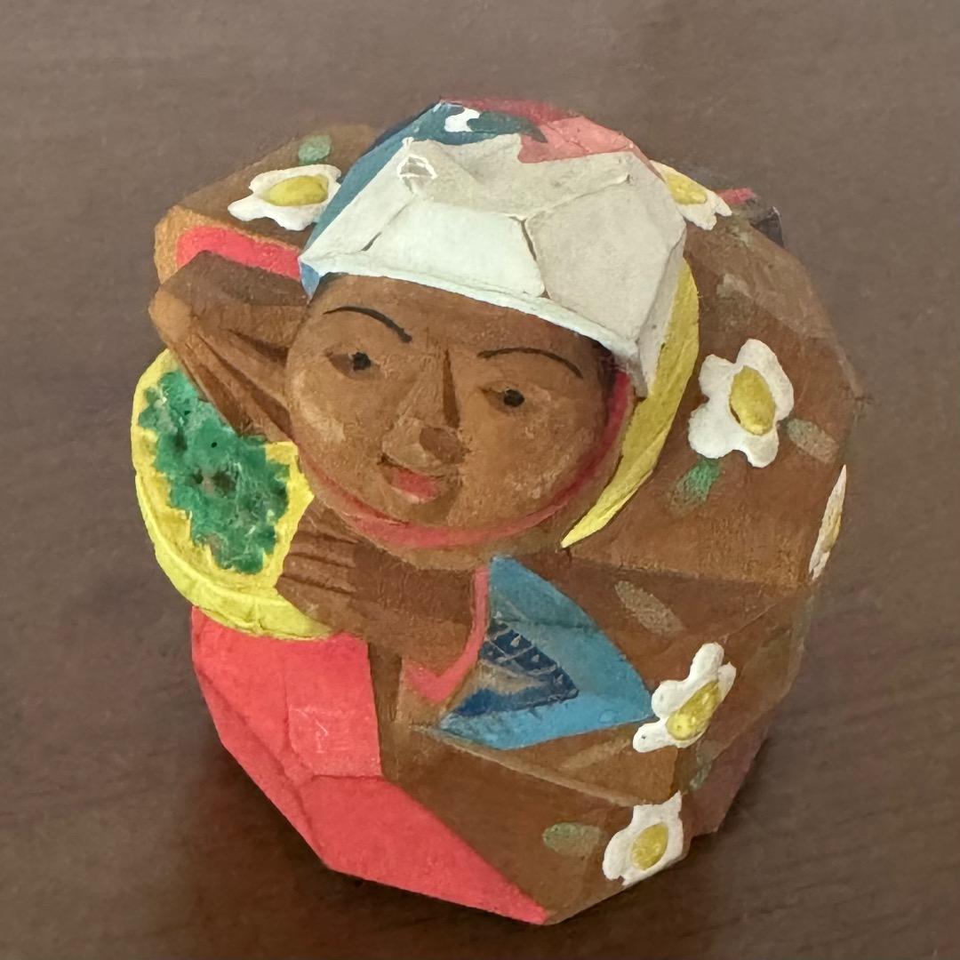 茶の木 宇治人形（桂楽峯 作）