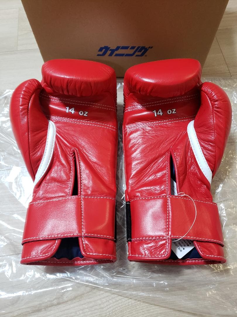 Winning MS-500B ボクシンググローブ 14 oz レッド 新品