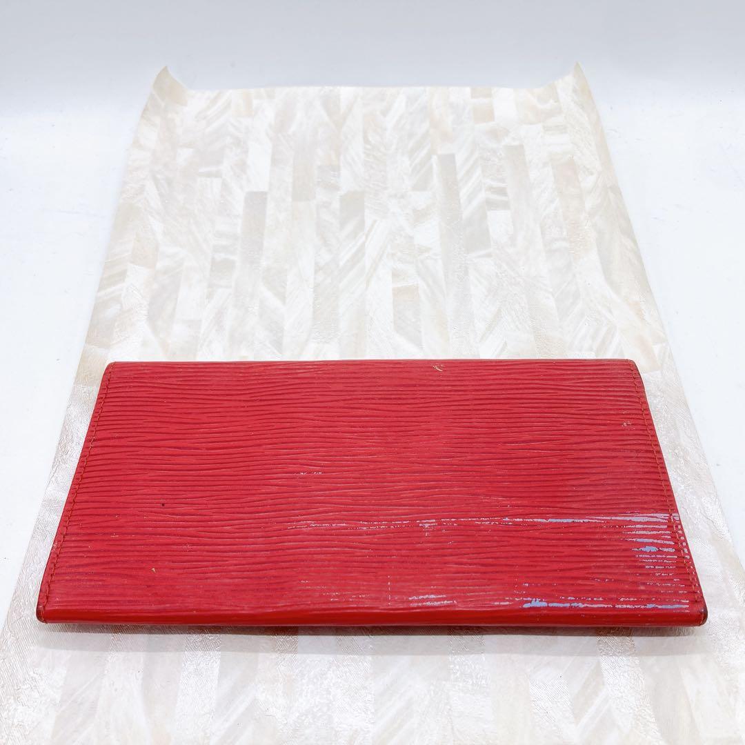 LOUIS VUITTON 二つ折り財布　エピ　レッド　札入れ　CA0936