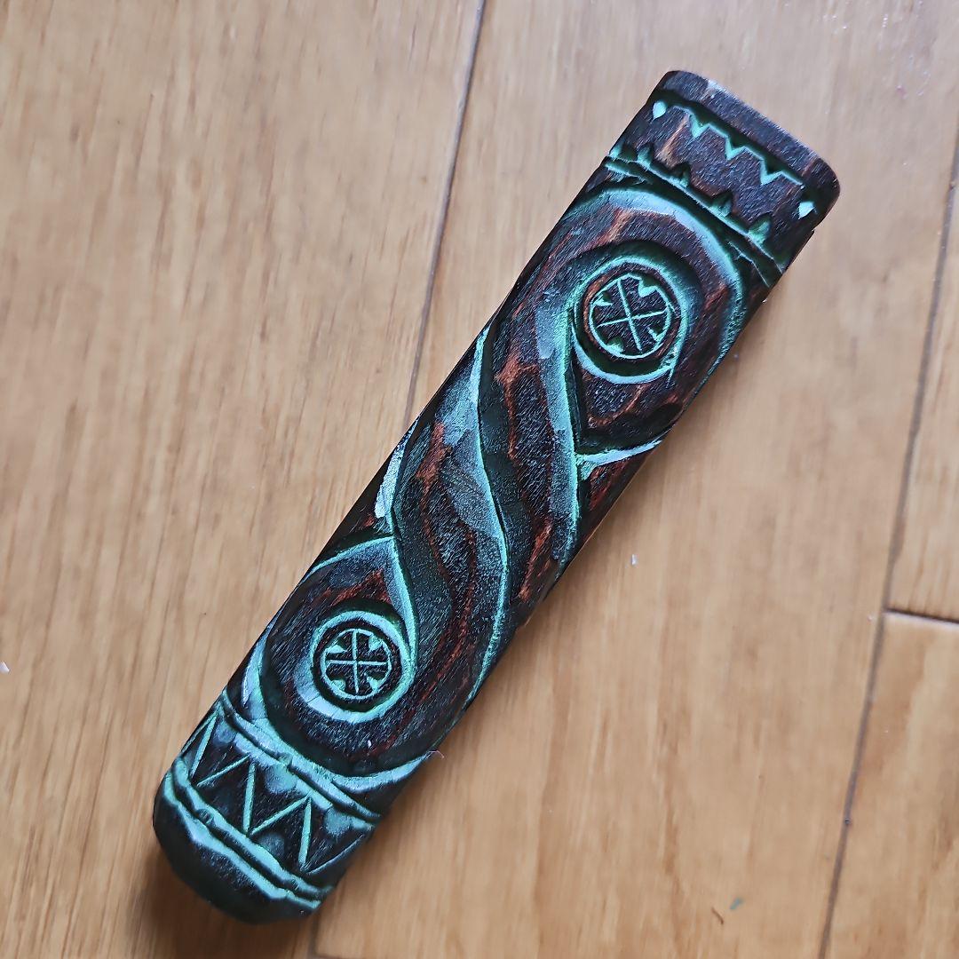 阿部紀男「ペーパーナイフ」アイヌ文様