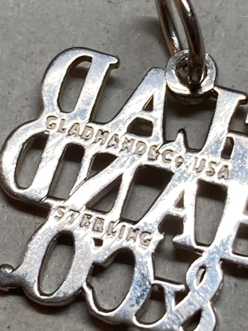 刻印 GLADHAND USA ロゴ ペンダント トップ sterling