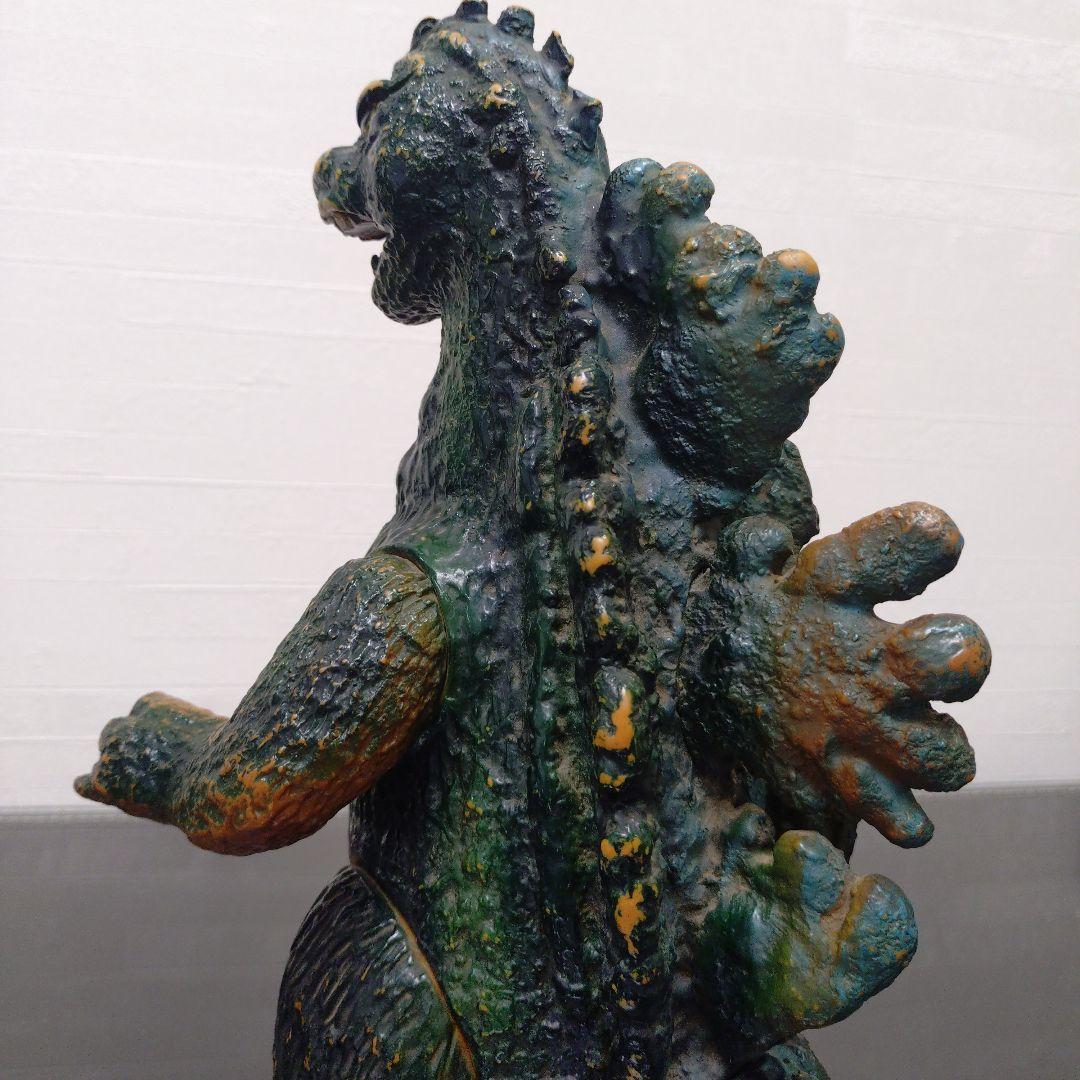 ブルマァク　ジャイアントゴジラ　当時物　ソフビ　版権シール付　ゴジラ