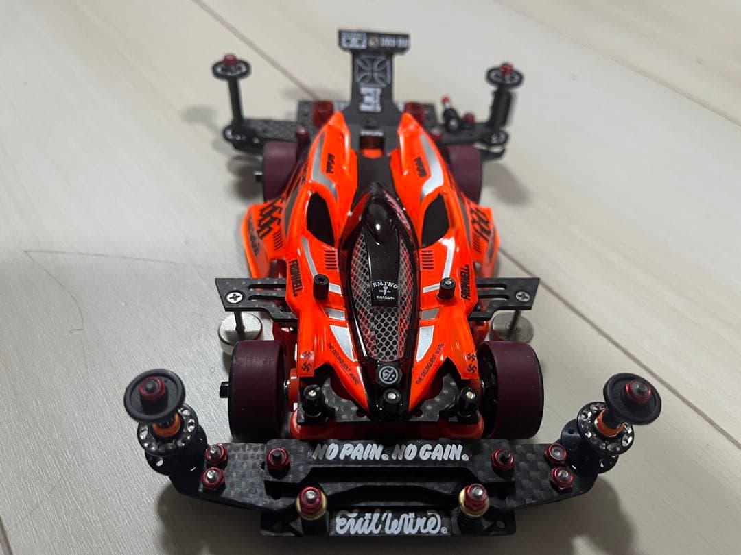 ミニ四駆MSフレキカスタムマシン （純正フルカーボン限定シャーシ）