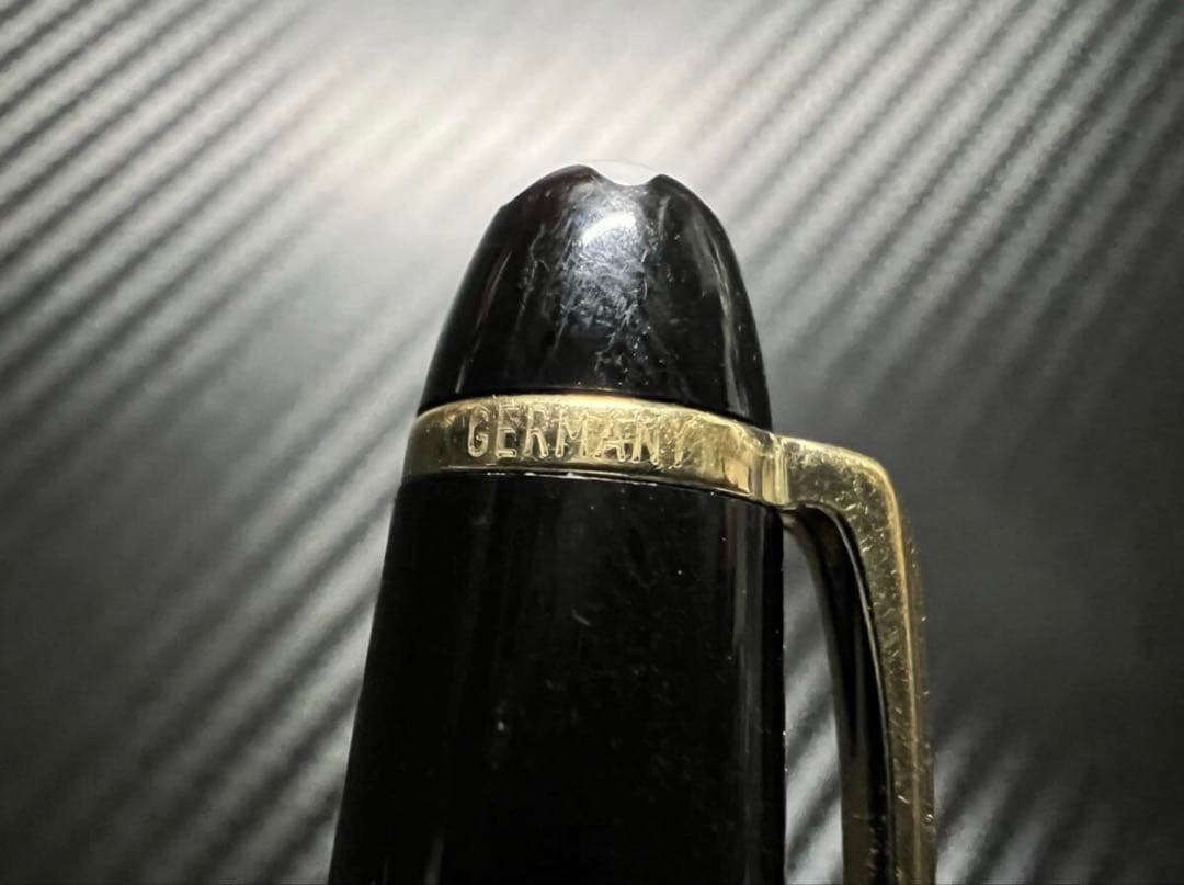 モンブラン 144 ブラック 万年筆 中白 EF 14金ニブ