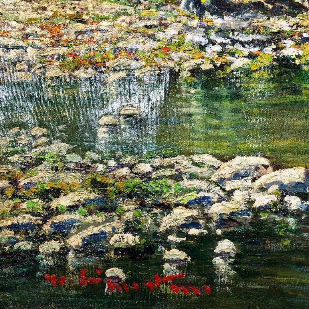 マリオ・ディ・マルティーノ　油彩画　木枠無し　キャンバスのみ