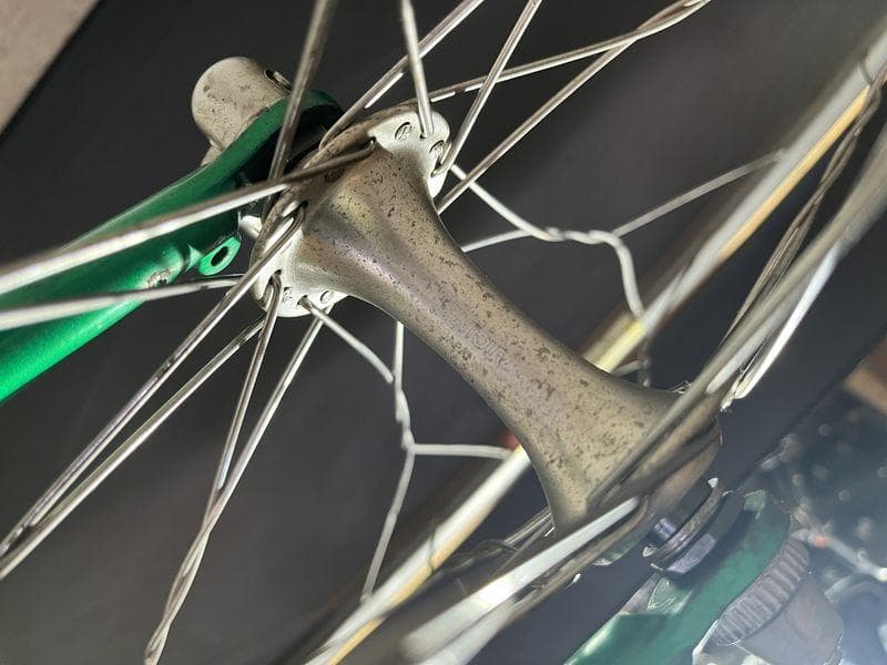 ZUNOW 24インチ クロモリ　カンパニョーロ　チューブラータイヤ　グリーン