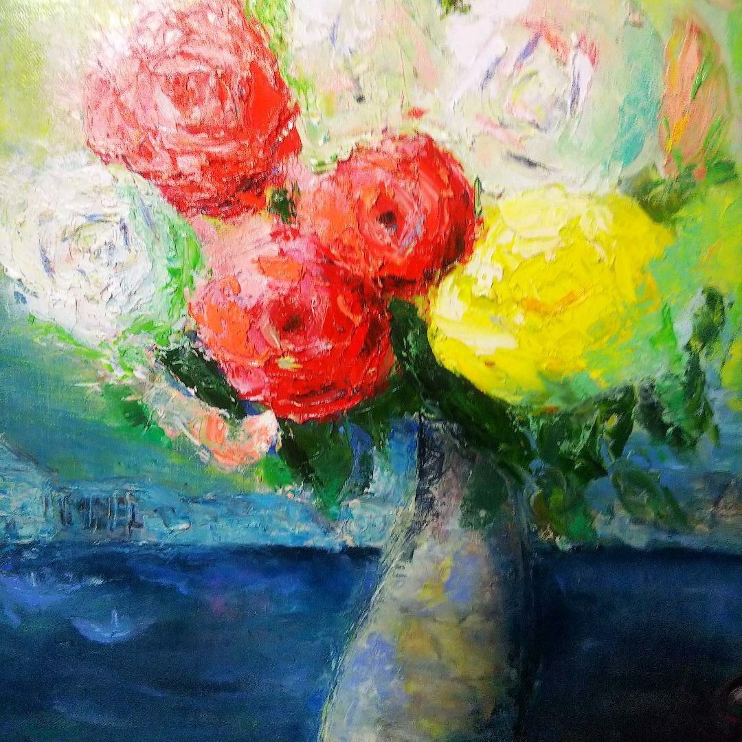 Ｆ20号、油絵、作者女性、南仏景色