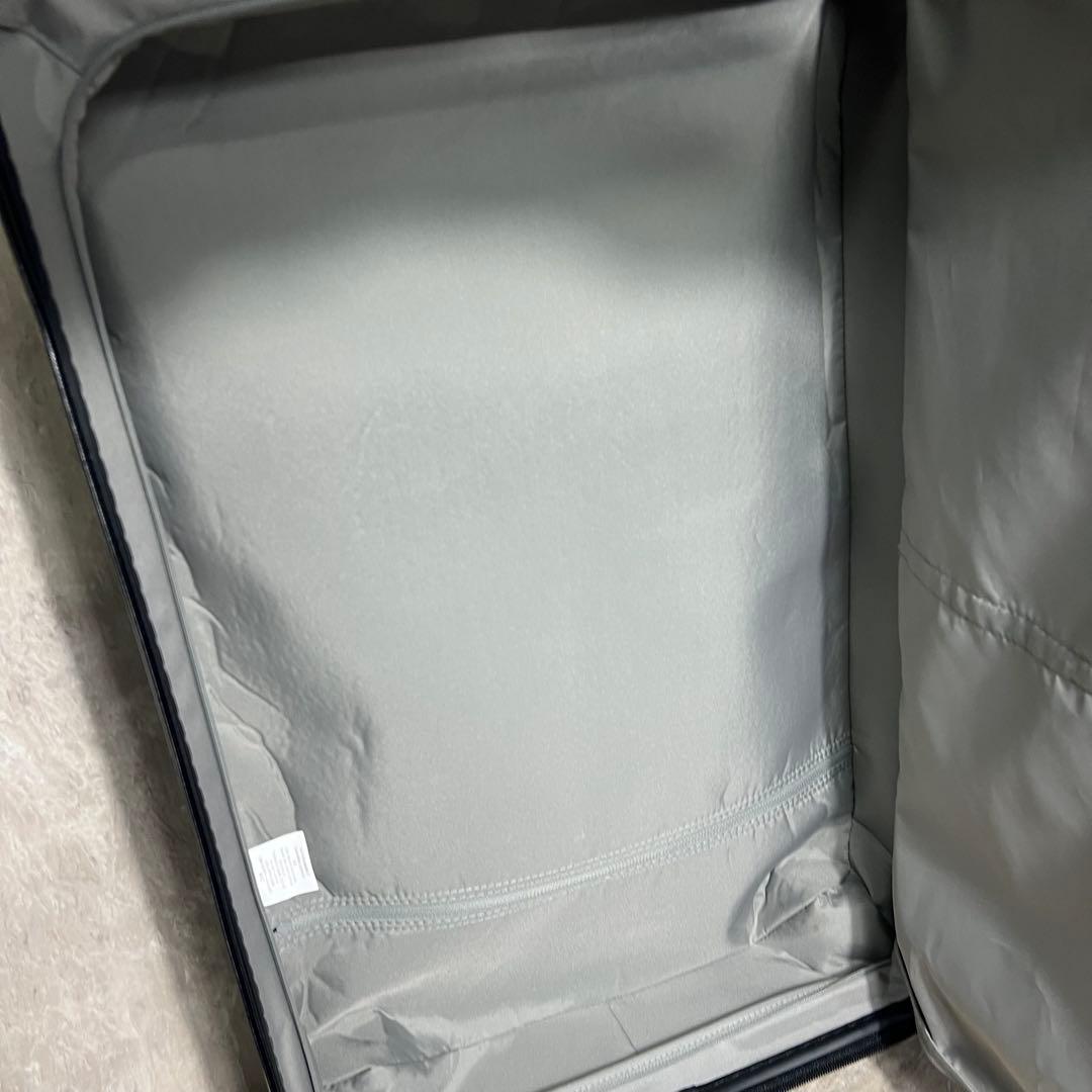 未使用に近い 無印良品 バーを自由に調節できる ハードキャリーケース 75L