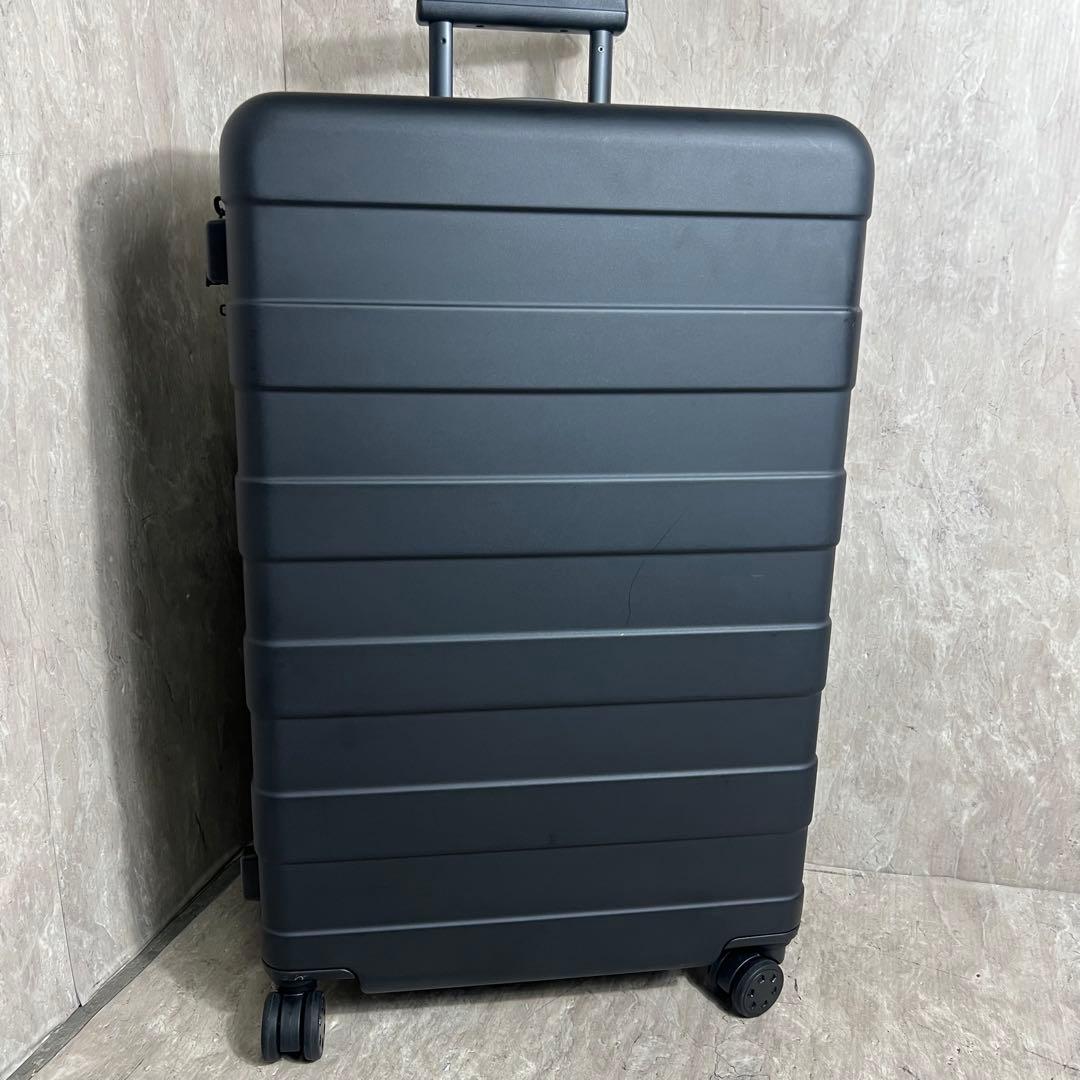 未使用に近い 無印良品 バーを自由に調節できる ハードキャリーケース 75L