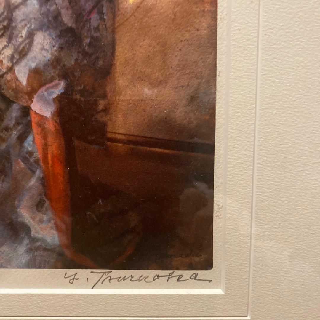 鶴岡義雄 早春賦 85/280 限定280部 リトグラフ