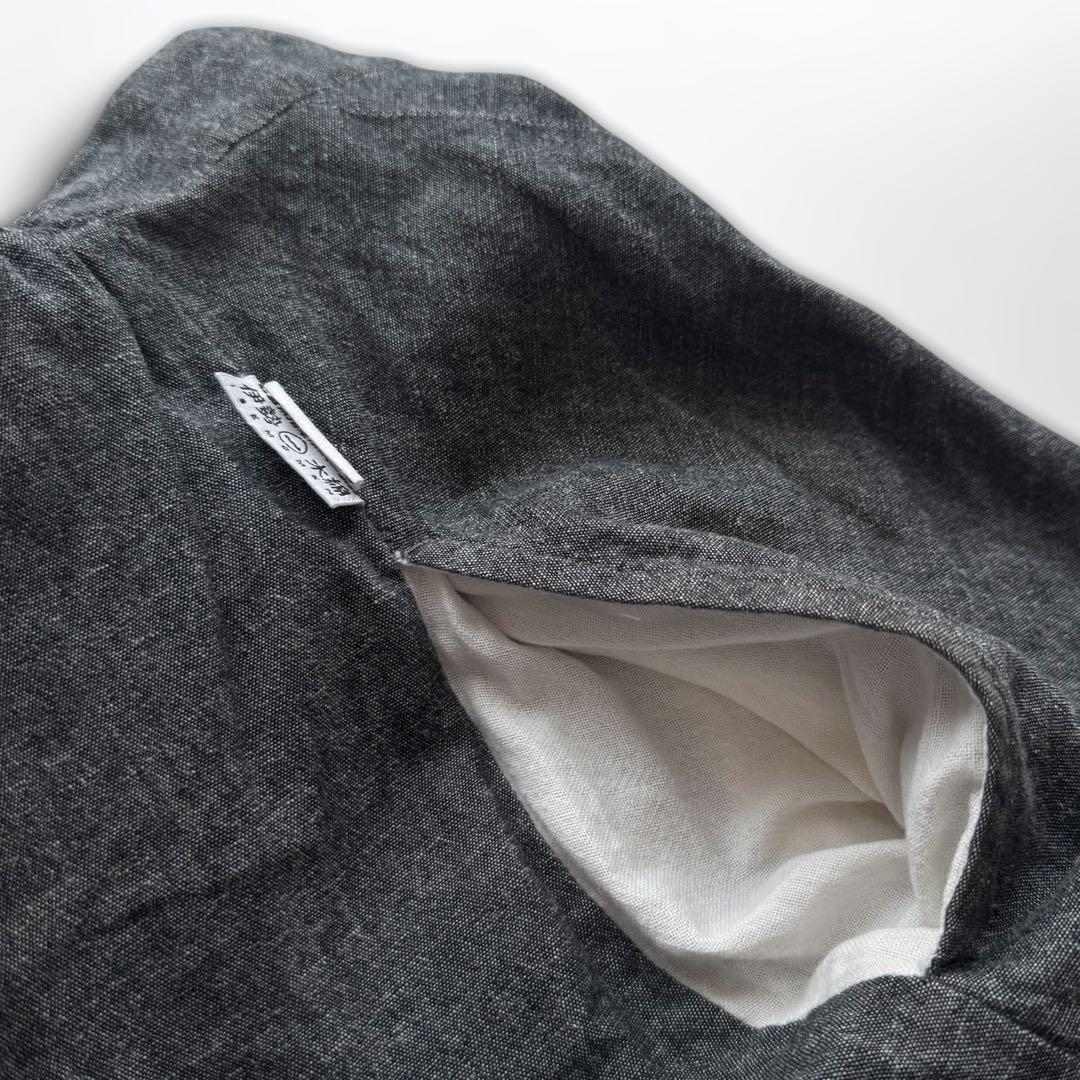 1383◆SOU SOU ソウソウ 伊勢木綿 麻混 富士 日本製 サルエルパンツ