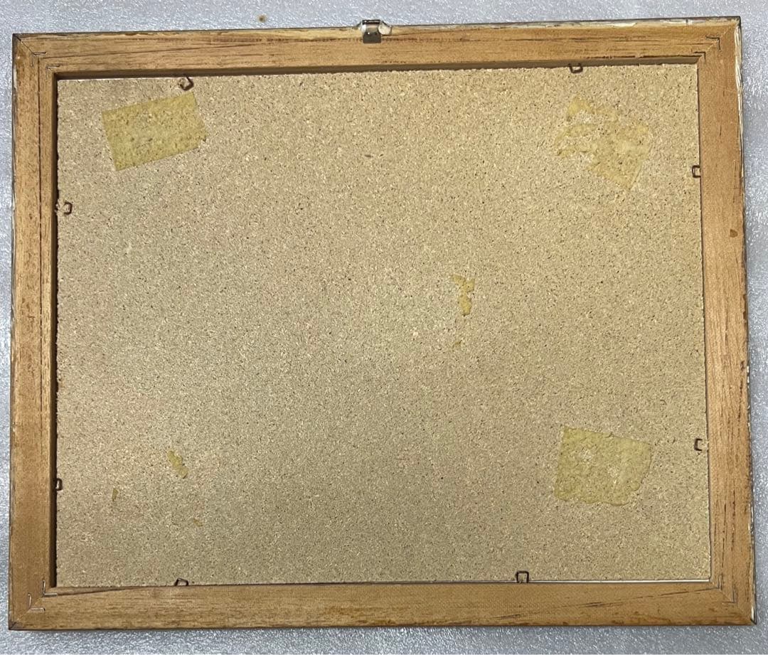 カモ画 アンティーク 調額縁 イタリア 輸入 額絵 天然木 フレーム インテリア