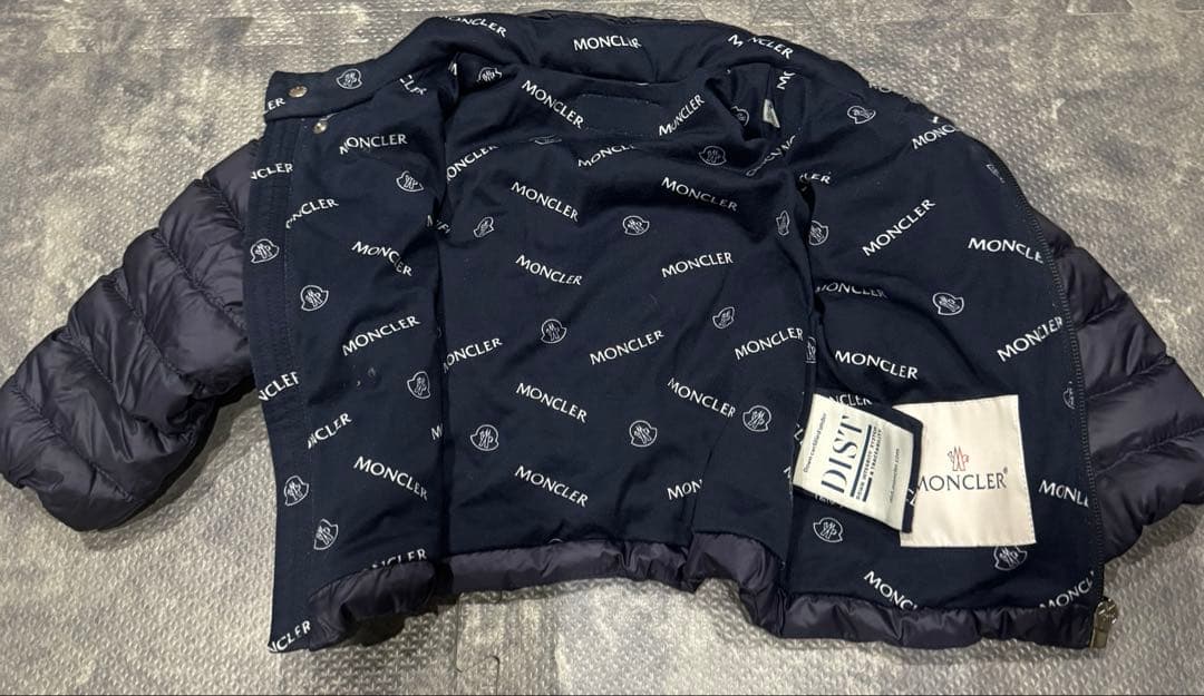 MONCLER ベビー ダウン ネイビー 80cm
