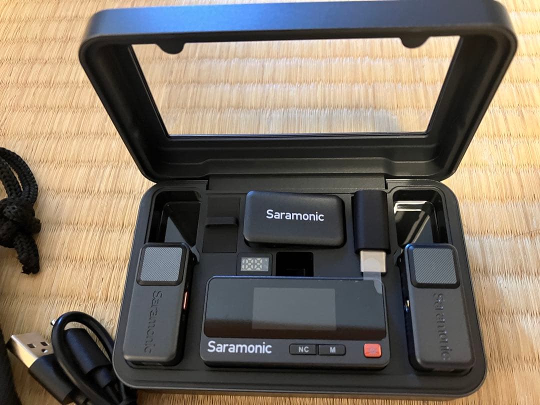 「ほぼ未使用」Saramonic Air-01 ワイヤレスピンマイク