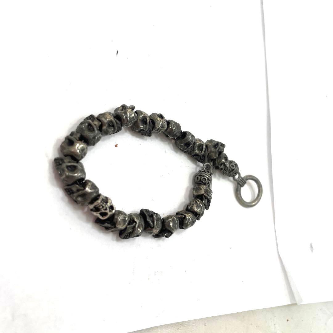 NECROMANCE ネクロマンス hide スカルブレスレット