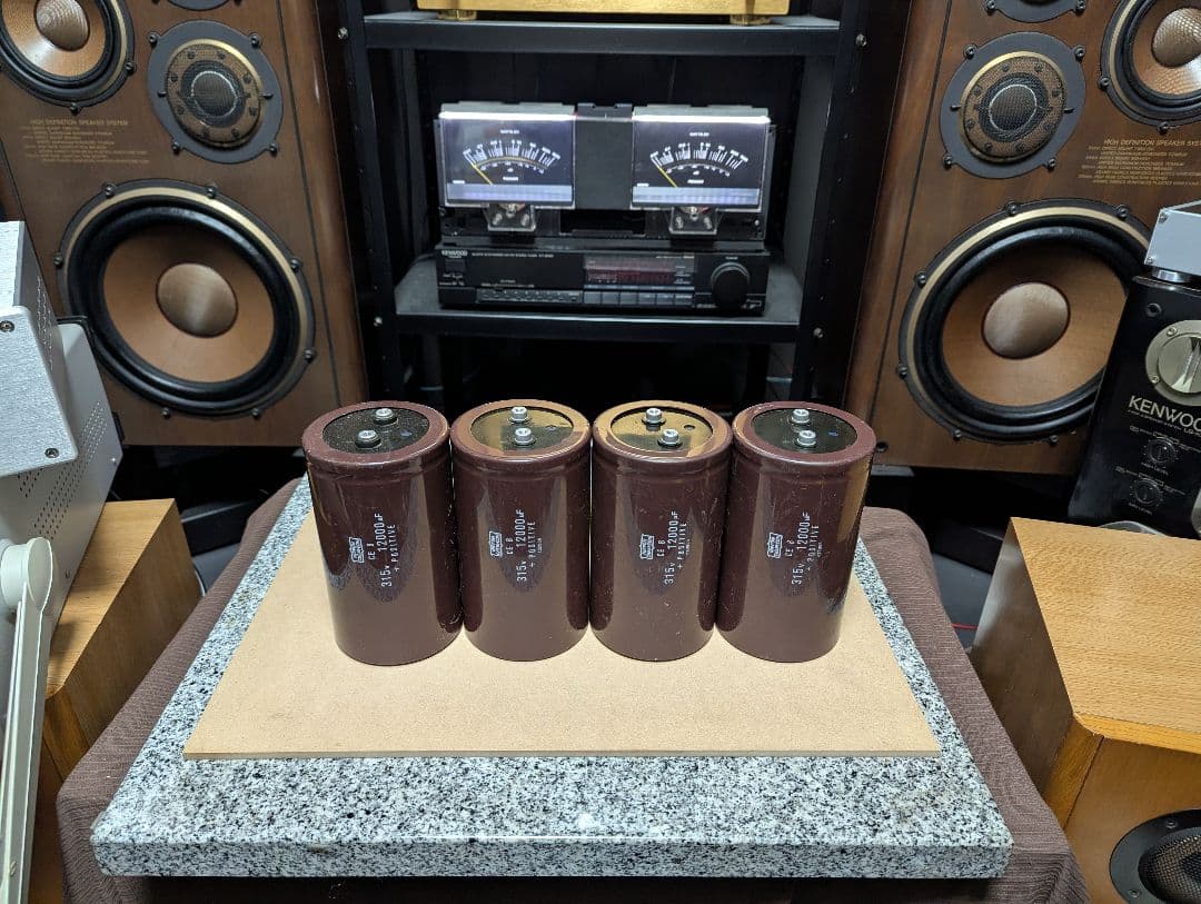 日本ケミコン　315v12000μf ×4個　コンデンサー