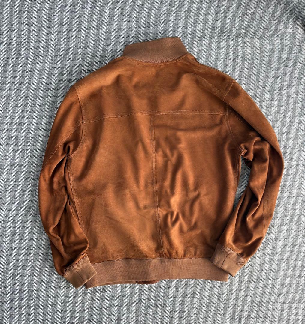 VALSTAR ゴートスエード ドライビングブルゾン　48