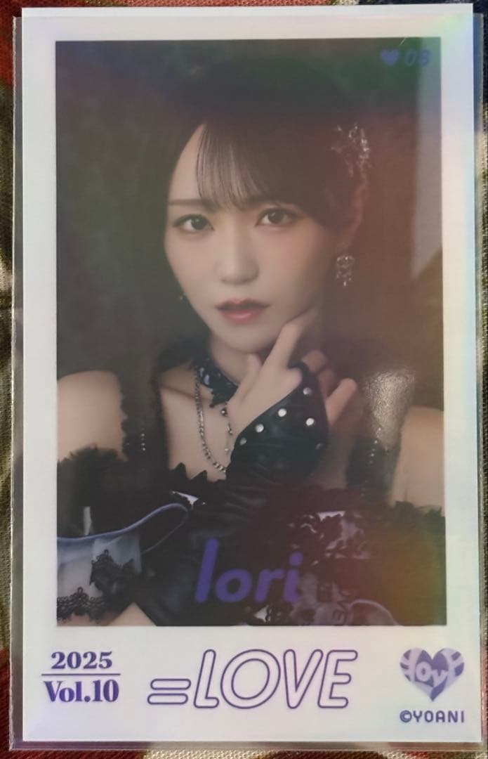 ＝LOVE イコラブ ミニフォト 野口衣織 黒衣装